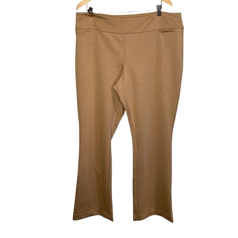 New York & Company tan camel stretch pants size XL
